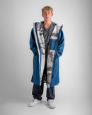 Dryrobe Advance Long Sleeve-Deep Sea Blue/Sand Camo