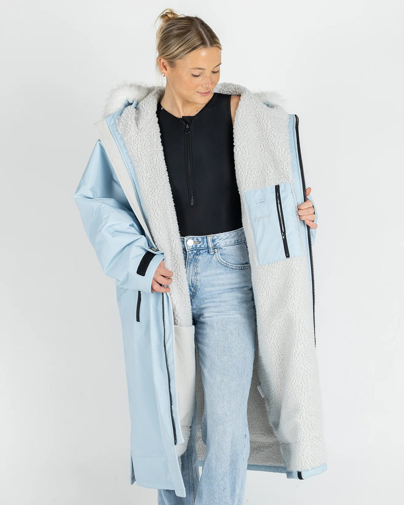 Dryrobe Advance Long Sleeve Alpine Range-Alpine Ice Blue