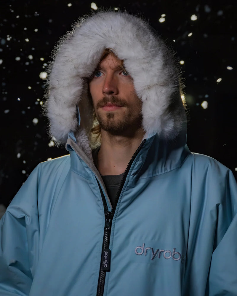 Dryrobe Advance Long Sleeve Alpine Range-Alpine Ice Blue