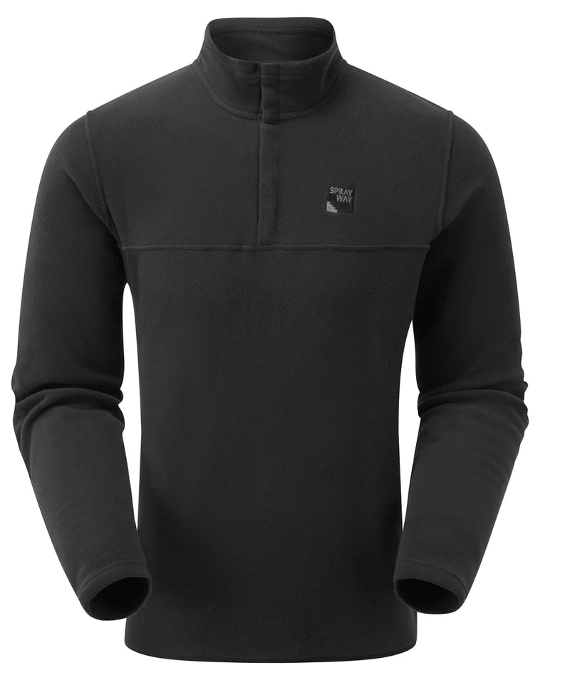 Sprayway Storr Micro Snap Fleece-Black