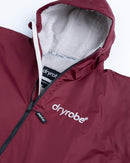 Dryrobe Advance Long Sleeve-Burgundy/Silver Grey