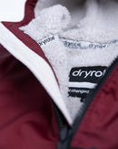 Dryrobe Advance Long Sleeve-Burgundy/Silver Grey