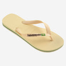 Havaianas Brasil Logo Flip Flops-Buttercream