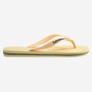 Havaianas Brasil Logo Flip Flops-Buttercream