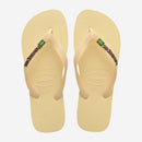 Havaianas Brasil Logo Flip Flops-Buttercream
