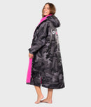 Dryrobe Advance Long Sleeve-Black Camo Pink