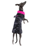 Dryrobe Dog Waterproof Coat-Black Camo/Pink