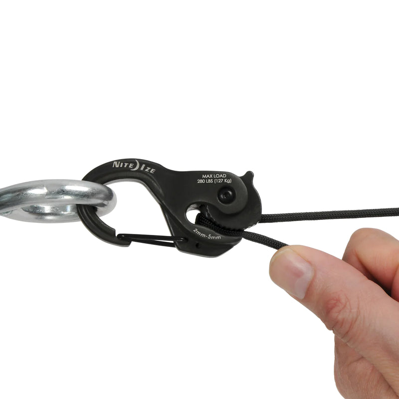 NiteIze CamJam® XT™ Aluminum Cord Tightener-Black