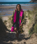 Dryrobe Advance Long Sleeve-Camo/Pink