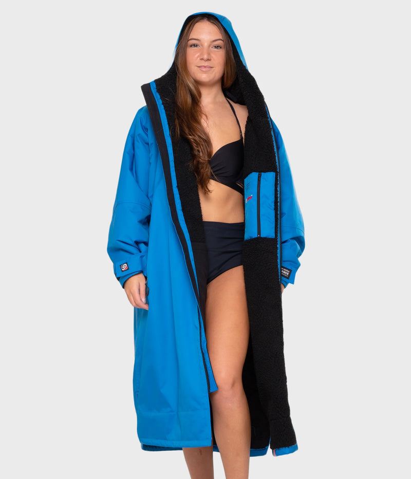 Dryrobe Advance Long Sleeve-Cobalt Blue/Black