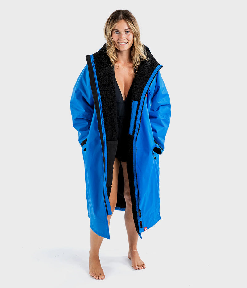 Dryrobe Advance Long Sleeve-Cobalt Blue/Black