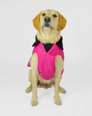 Dryrobe Dog Waterproof Coat-Pink/Black