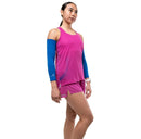 Ronhill Women's Tech Race Vest Top-Exuberance/Classic Blue