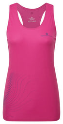 Ronhill Women's Tech Race Vest Top-Exuberance/Classic Blue