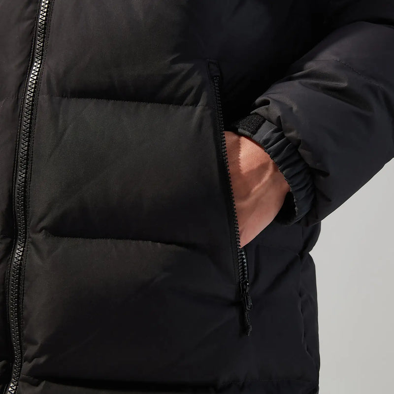 Berghaus Men's Embo 2in1 Down Insulated Long Jacket-Black