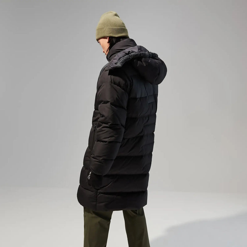 Berghaus Men's Embo 2in1 Down Insulated Long Jacket-Black