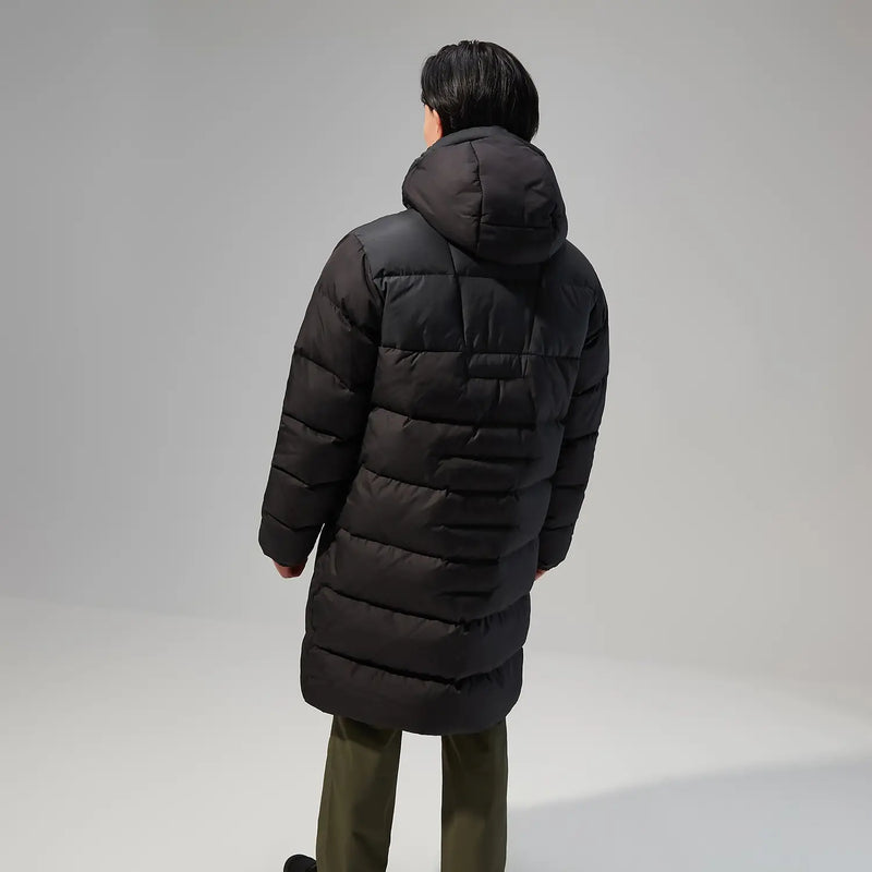 Berghaus Men's Embo 2in1 Down Insulated Long Jacket-Black