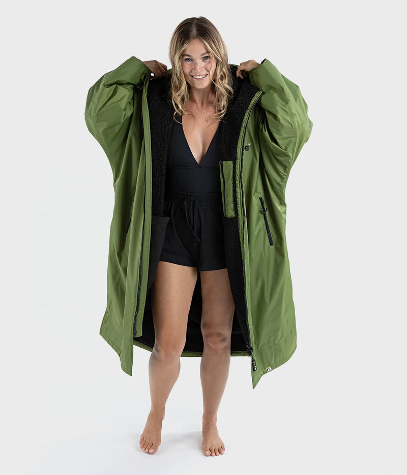 Dryrobe Advance Long Sleeve-Green/Black