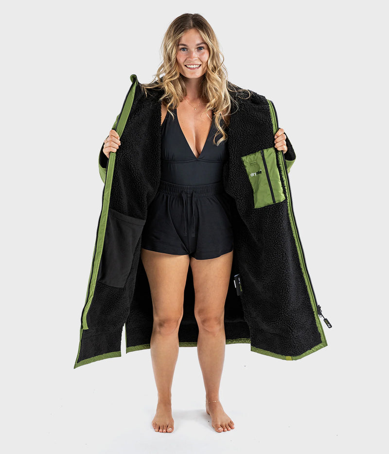 Dryrobe Advance Long Sleeve-Green/Black