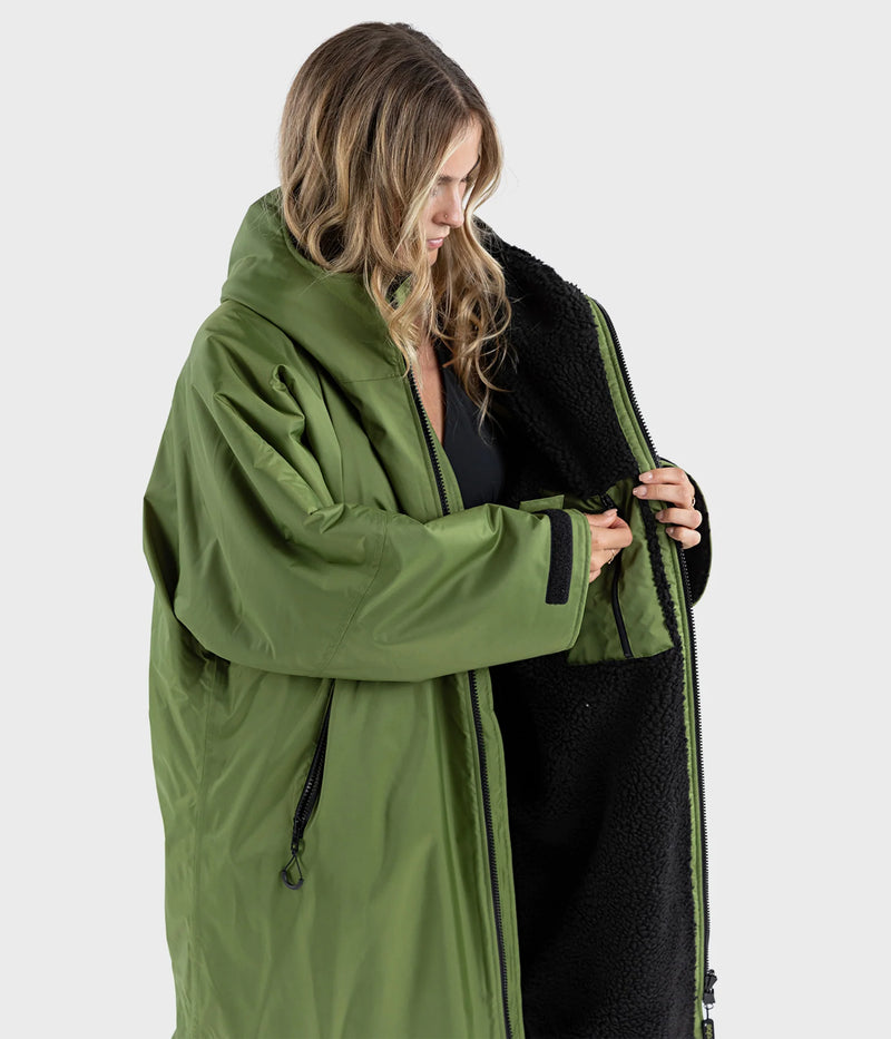 Dryrobe Advance Long Sleeve-Green/Black