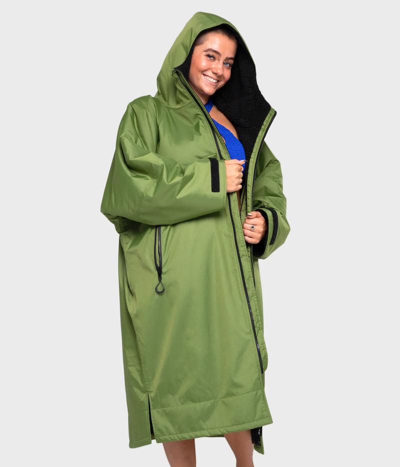 Dryrobe Advance Long Sleeve-Green/Black