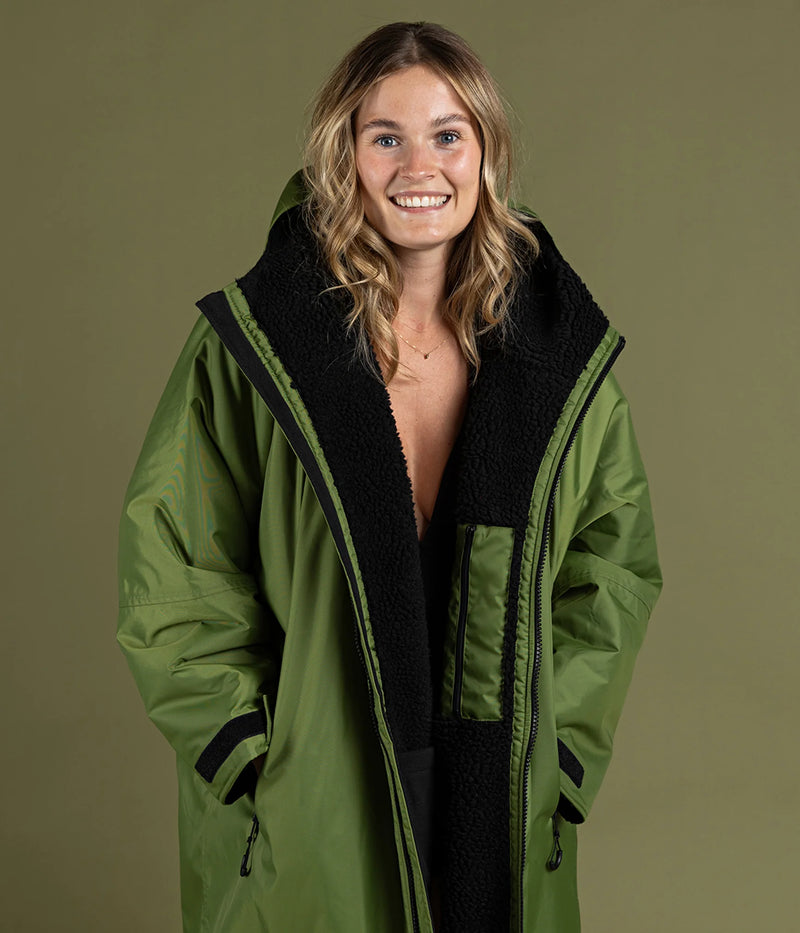 Dryrobe Advance Long Sleeve-Green/Black