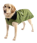 Dryrobe Dog Waterproof Coat-Green/Black