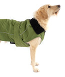 Dryrobe Dog Waterproof Coat-Green/Black