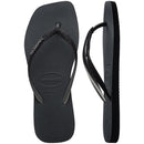 Havaianas Women's Slim Square Sparkle Flip Flops-New Graphite