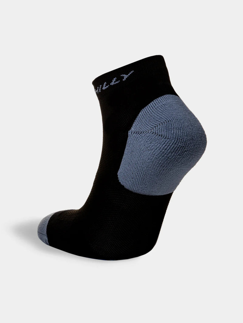 Hilly Active Quarter Min (Twin Pack) Socks-White/Black/Grey