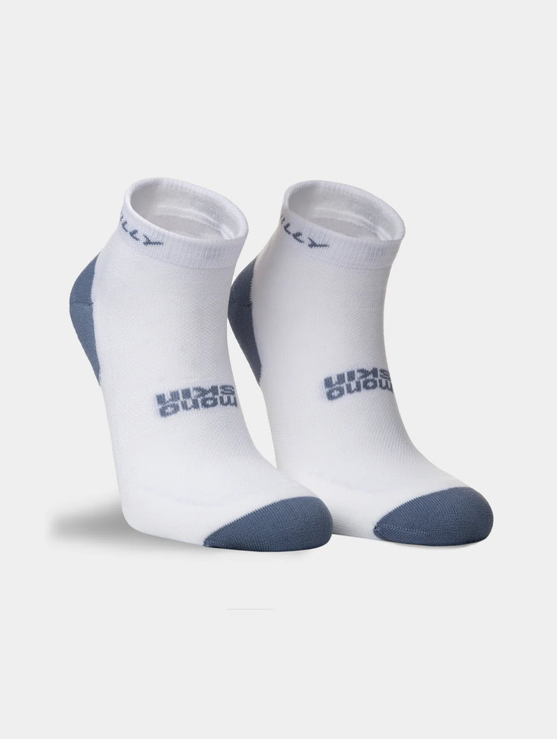 Hilly Active Quarter Min (Twin Pack) Socks-White/Black/Grey