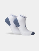 Hilly Active Quarter Min (Twin Pack) Socks-White/Black/Grey