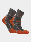 Hilly Twin Skin - Anklet - Med Socks-Assorted Colours