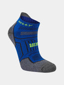 Hilly Twin Skin - Socklet - Med Socks-Cobalt/Grey Marl