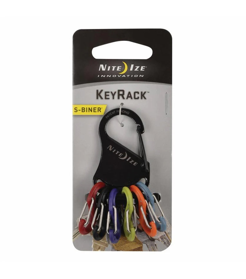 NiteIze KeyRack S-Biner-Black/Assorted