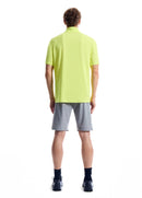 Berghaus Men's Bowburn Half Zip Tech Tee-Light Green