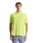 Berghaus Men's Bowburn Half Zip Tech Tee-Light Green