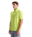 Berghaus Men's Bowburn Half Zip Tech Tee-Light Green