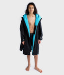 Dryrobe Advance Long Sleeve-Black/Blue