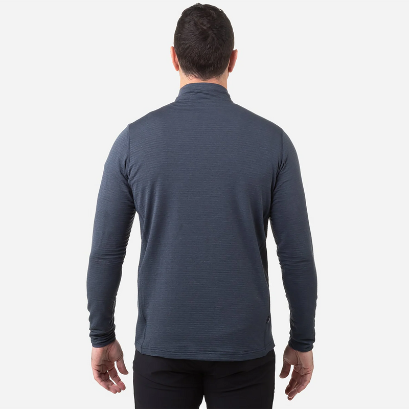 Mountain Equipment Lumiko Men's Zip T-Ombre Blue/Cosmos