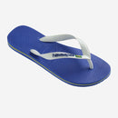 Havaianas Brasil Logo Flip Flops-Marine Blue