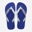 Havaianas Brasil Logo Flip Flops-Marine Blue