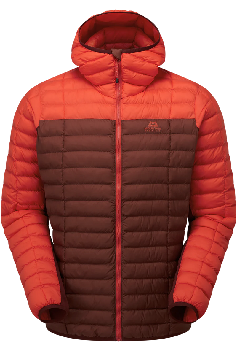 Mountain Equipment Particle Hooded Men's Jacket-Firedbrick/Cardinal