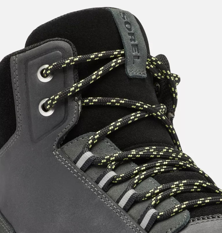 Sorel Men's Mac Hill™ Lite Mid Waterproof Sneaker Boot-Grill Black