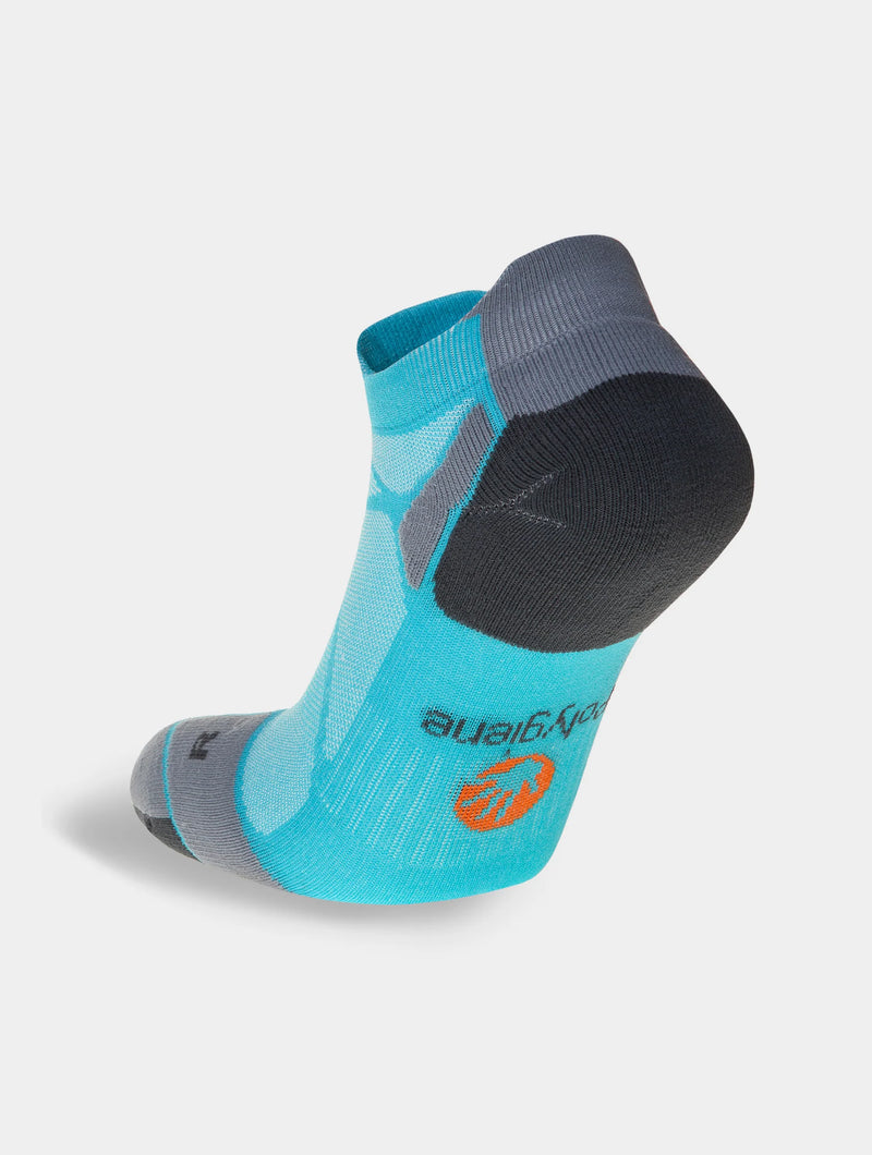 Hilly Marathon Fresh Socklet Min Socks-Peacock/Charcoal