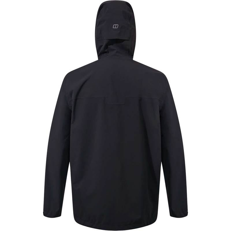 Berghaus Men's Arnaby Hooded Waterproof Jacket-Black/Black