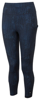 Ronhill Women's Tech 7/8 Crop Tight-Dark Navy Serpent