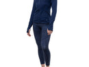 Ronhill Women's Tech 7/8 Crop Tight-Dark Navy Serpent