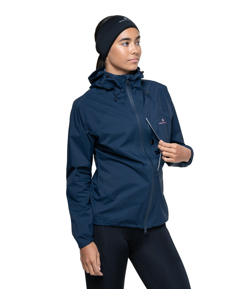 Ronhill Women's Tech Storm Jacket-Dark Navy