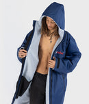 Dryrobe Advance Long Sleeve-Navy/Grey